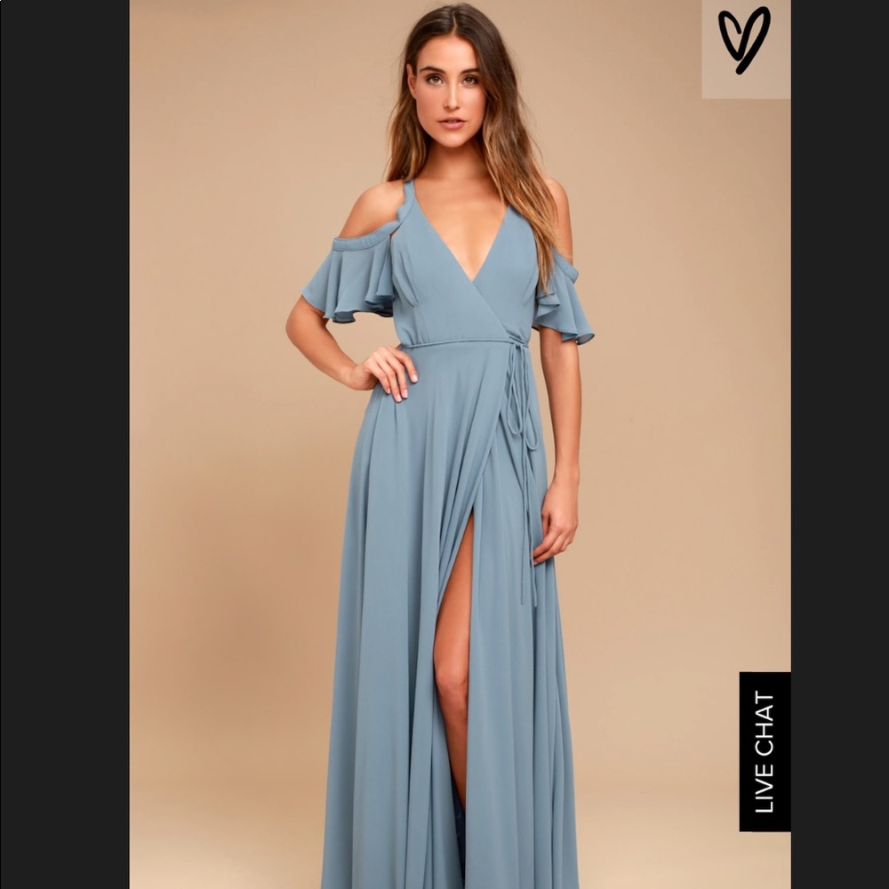 Lulus Easy Listening off the shoulder dress